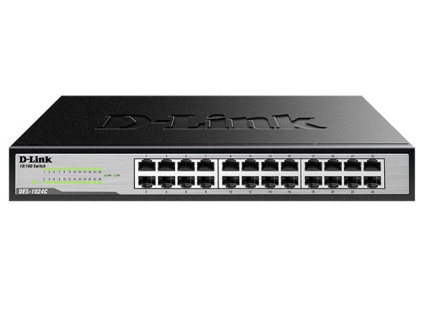 Коммутатор D-Link DES-1024C 24 порта неуправляемый 10/100Base-TX Switch