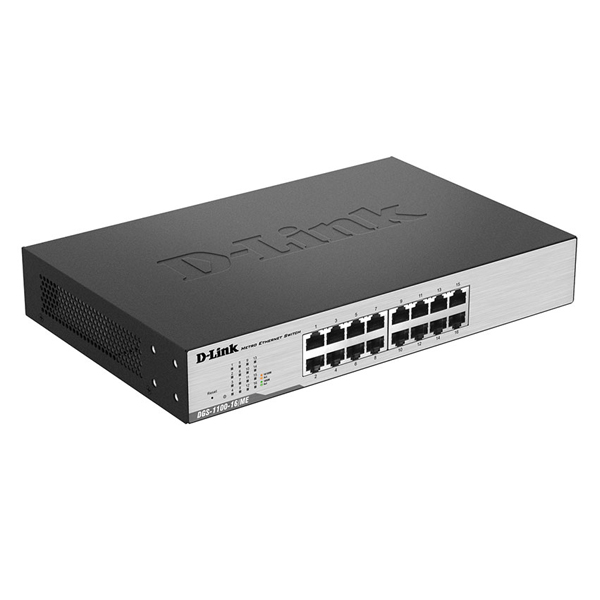 Коммутатор D-Link DGS-1100-16/ME 16 портов управляемый L2 10/100/1000Base-T Gigabit Swtitch