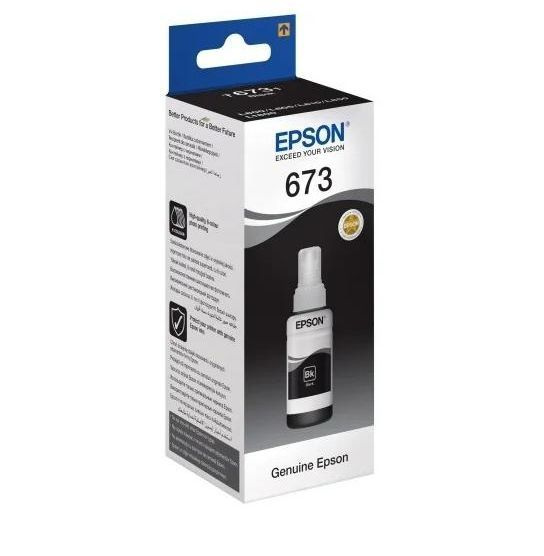 Контейнер с чернилами EPSON t6731 Black 70 ml для L800/L1800