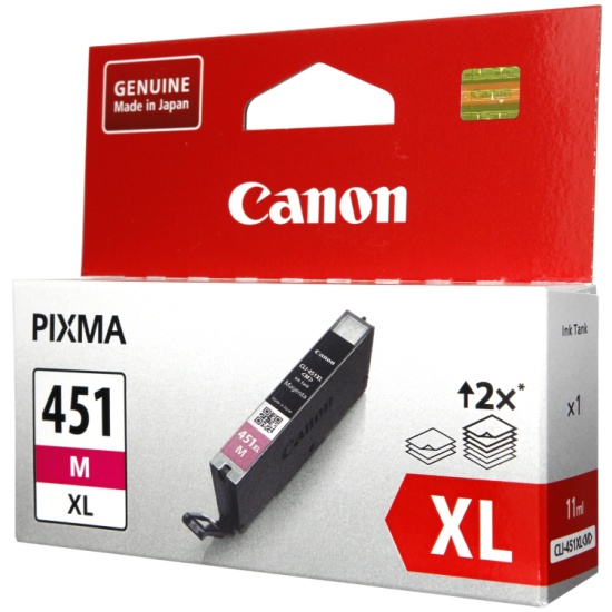 Картридж Canon CLI-451XL M Magenta для PIXMA-MX924/ MG5440/MG5540/ MG5640/MG6340/ MG6440/MG6640