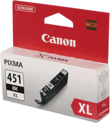 Картридж Canon CLI-451XL BK Black для PIXMA-MX924/ MG5440/MG5540/ MG5640/MG6340/ MG6440/MG6640