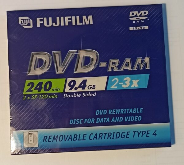 Диск Fujifilm DVD-RAM 2/3x 9.4 GB Double Sided Case