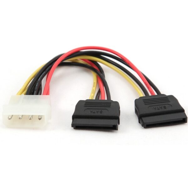 Разветвитель питания Gembird 1x molex to 2x SATA Power