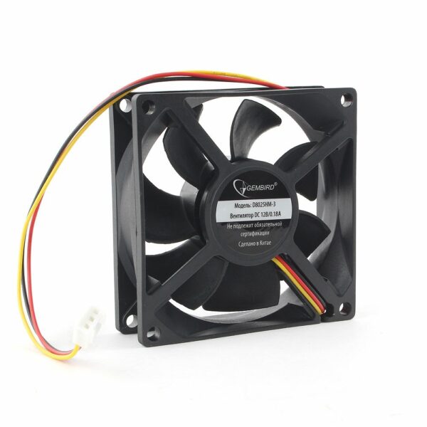 Вентилятор Gembird D8025HM-3 80*80*25 mm 12VDC 0.18A 3 pin