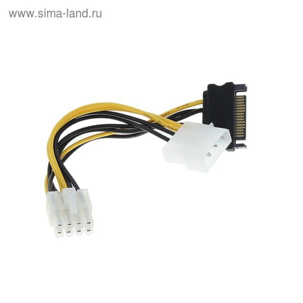 Внутренний кабель питания для PCI-E 8 pin to Molex + SATA Cablexpert CC-PSU-82